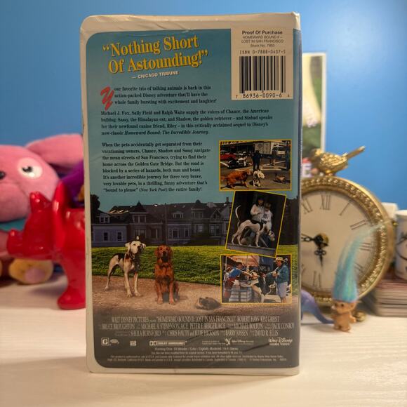 Homeward Bound II Lost in San Francisco VHS 1996 Clamshell Tested - Picture 2 of 3